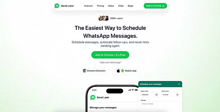 Home Page of Send Later
