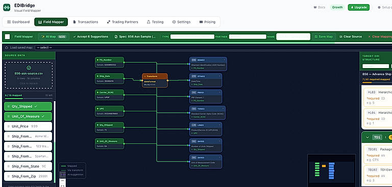 Mapping saves to clean json maps in the backend