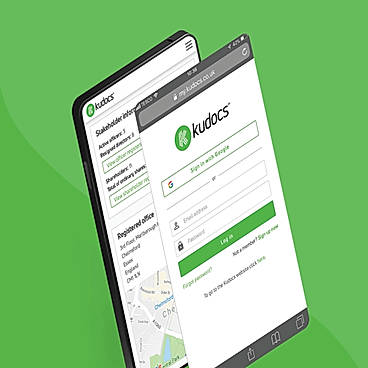 Kudocs works wherever you do. Full company management - officers, shareholders, registered office, statutory registers - accessible from any device, any time.
