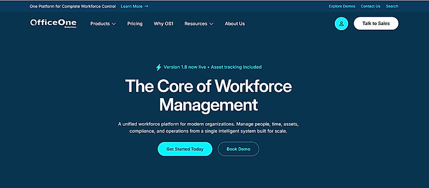 Workforce Management Platform Dashboard