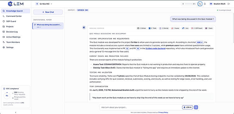 Lem AI (getlem.ai) context engine
