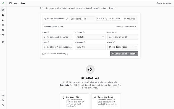 TINS HUB dashboard