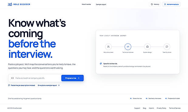 Main page