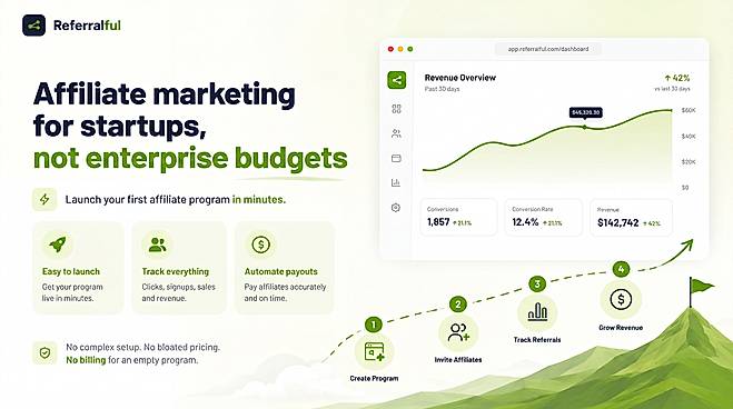 Affiliate software for SaaS startups, built on Stripe