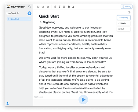 free online teleprompter