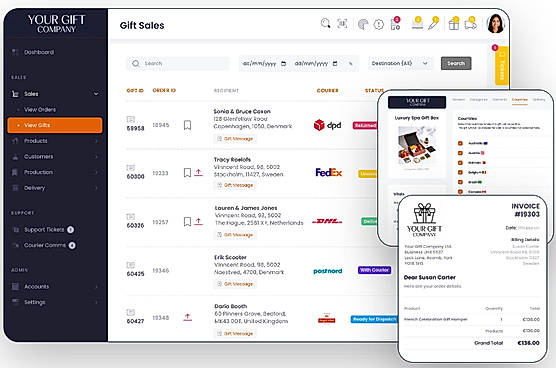 Manage gifting operations, orders and fulfilment from a single platform