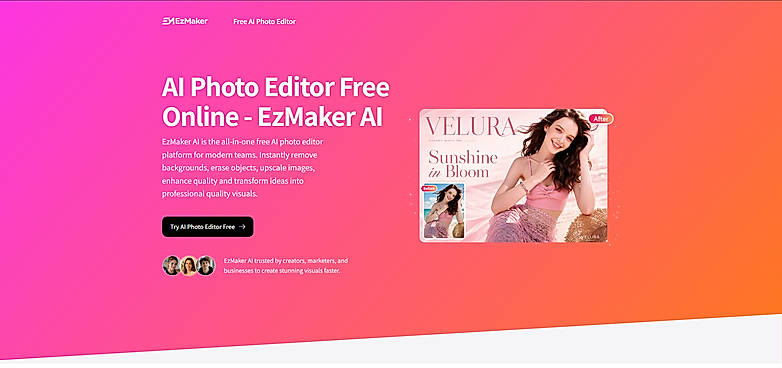 EzMaker AI Home Page