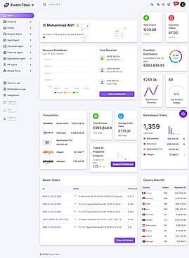 ExactFlow Dashboard