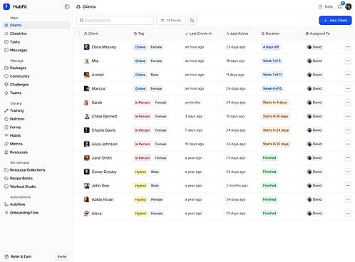 Client Management