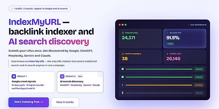 Banner Indexmyurl
