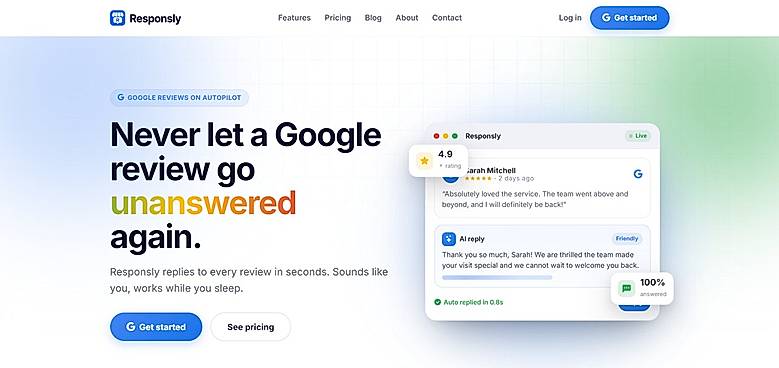 Reply to every Google review with AI
