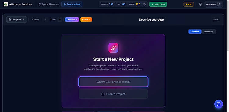 AI Prompt Architect Dashboard