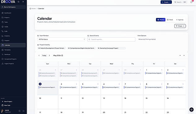 Calendar Page