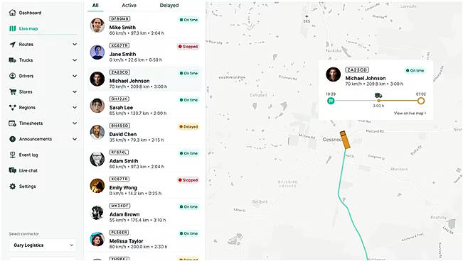 GPS Live Map View