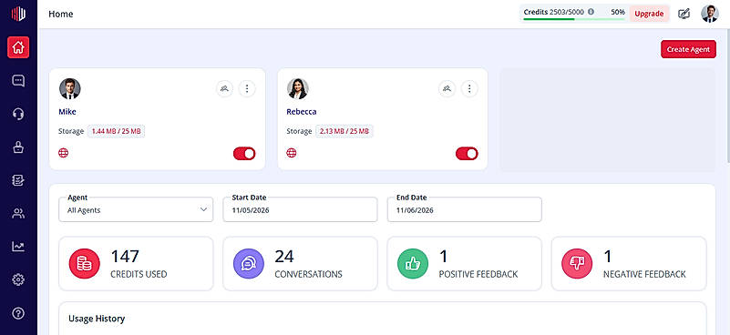 home page