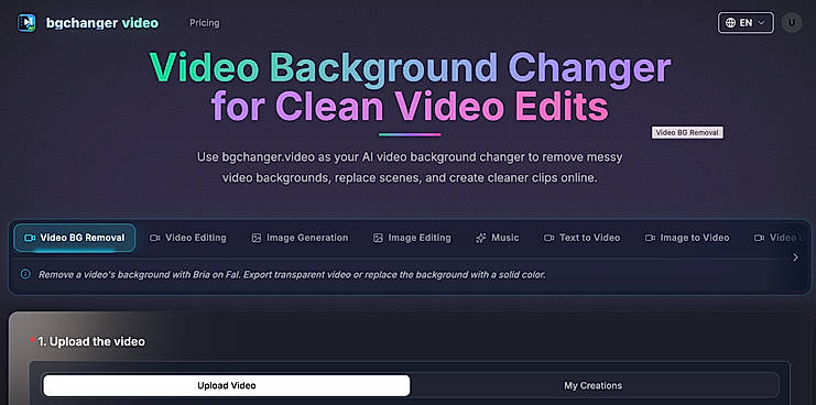 AI Video Background Removal