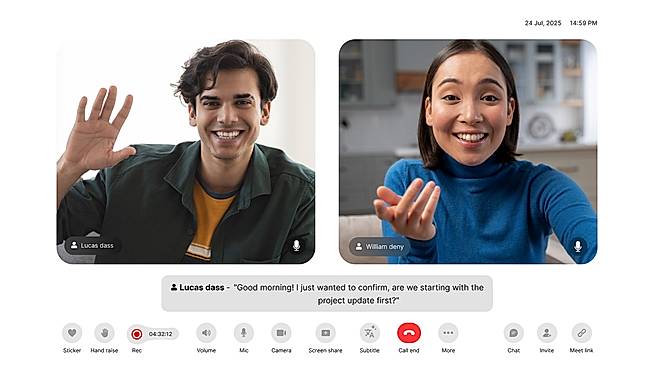 MirrorFly one to one video call
