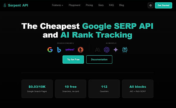 The Cheapest Google SERP API and AI Rank Tracking