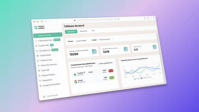 Home dashboard