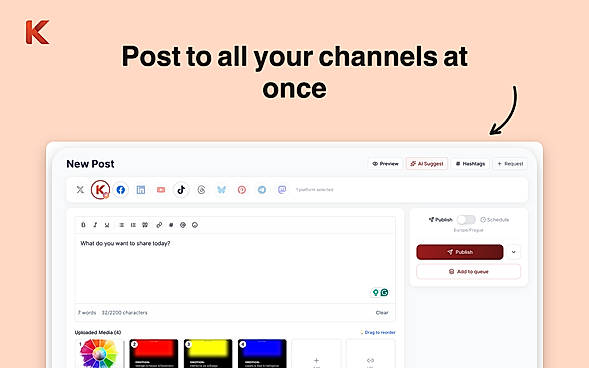 Write once with AI, publish to every network