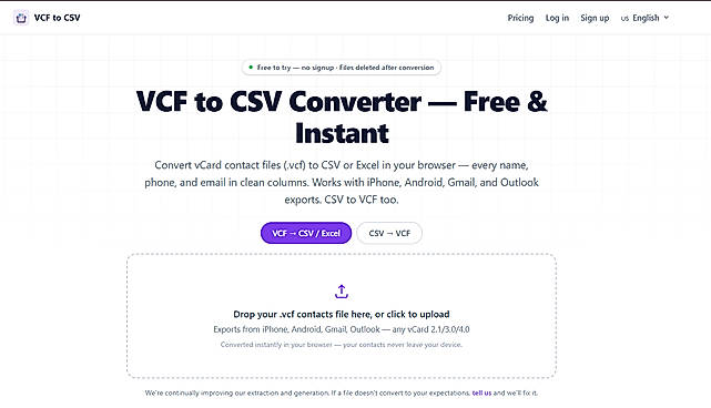 VCF to CSV
