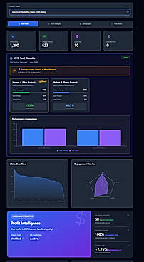 mart Link Analytics Dashboard: Track real-time clicks, monitor A/B test results, and block bot traffic instantly.
