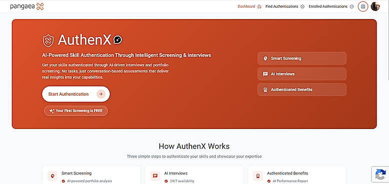AuthenX Dashboard