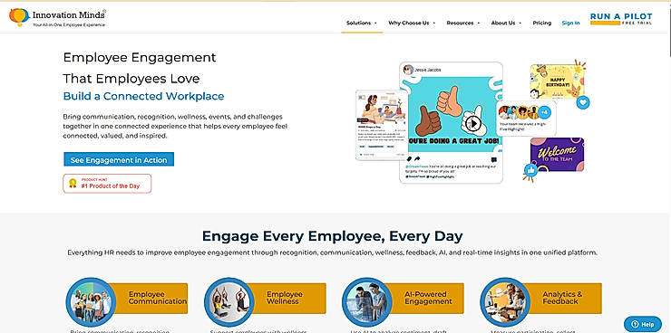 Bring recognition, rewards, feedback, performance, and engagement together to help every manager build a workplace employees love.