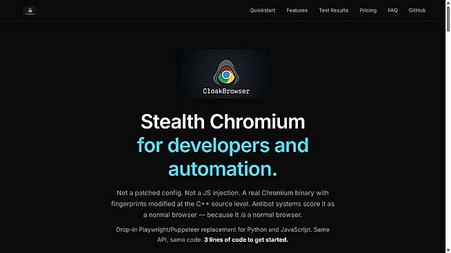 Stealth Chromium for Developers and Automation