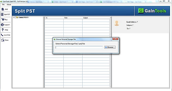 Add  PST file