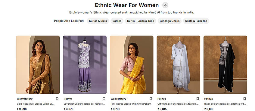 NineE AI is an AI-powered shopping discovery platform