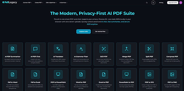 The Modern, Privacy-First AI PDF Suite