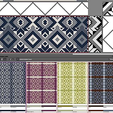 Dobby weaving colorways