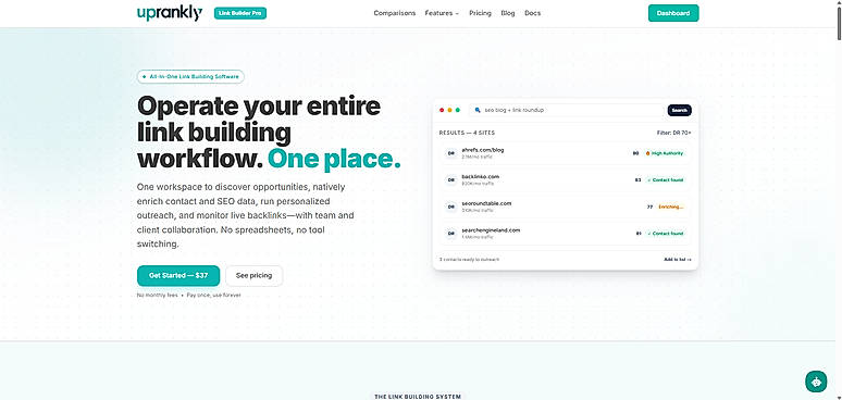Link Builder Homepage