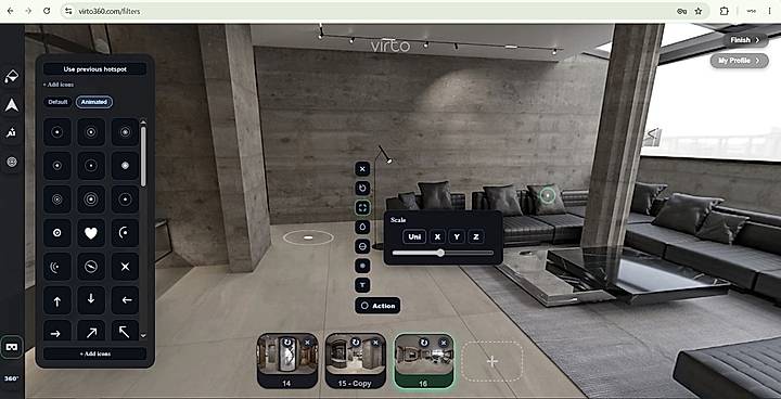 Upload & Interactive Hotspots