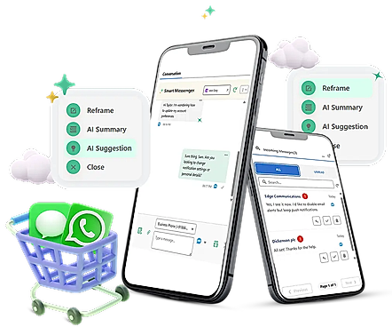 Salesforce Smart Engagement Agent – SMS & WhatsApp inside salesforce | Winfomi