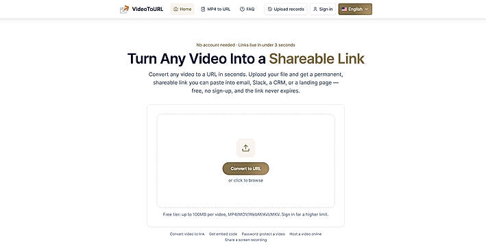 home page