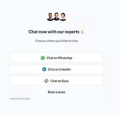 Chat With Experts