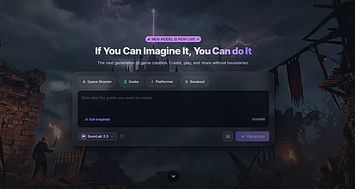 SoonLab create page