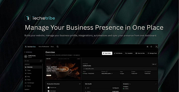 Manage your business from one place
