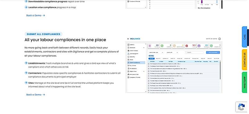 Digiliance Compliance Dashboard