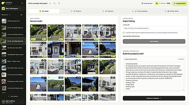 Import Property Media