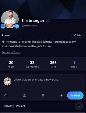 Vewme home page demo screenshot