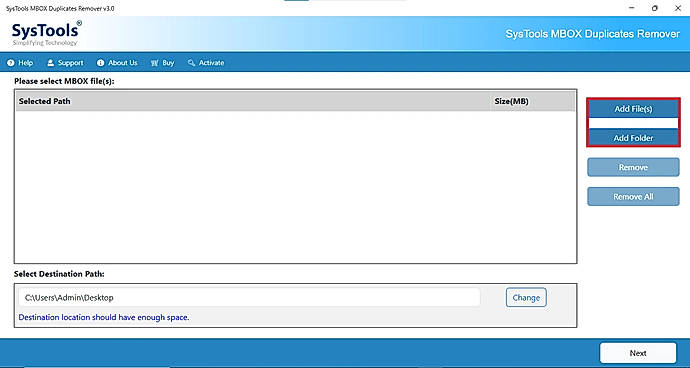 Add MBOX Files