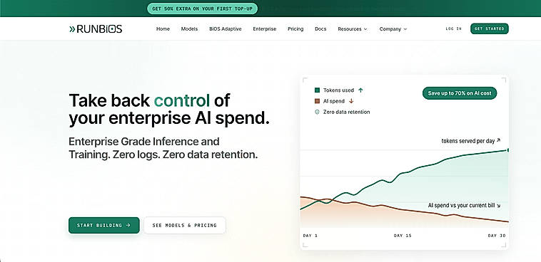 Run BiOS landing page