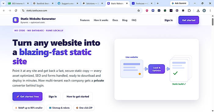 Convert Any Website into a Fast Static Site