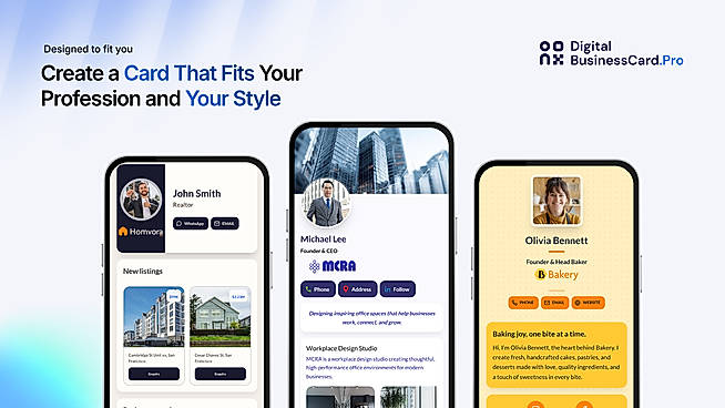 Create Professional Cards for Different Roles and Industries