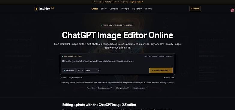 ImgKick browser image editor