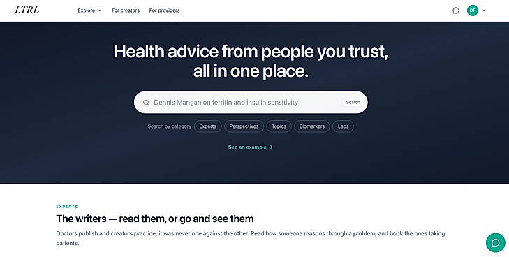 Home page