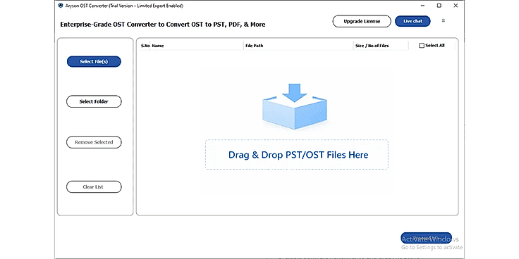 Download Aryson OST File Converter Tool